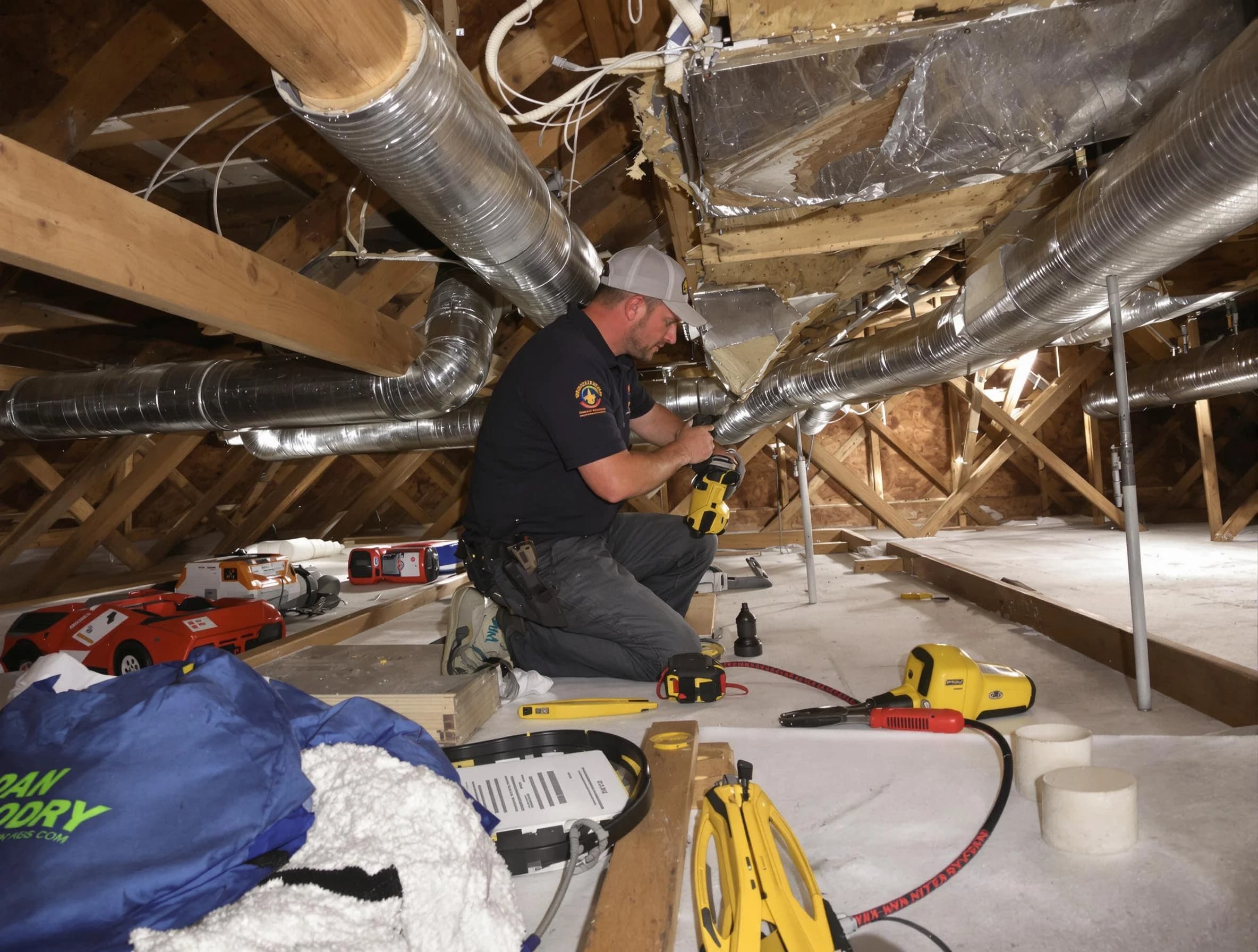 Professional air duct repair by Bennett Air Duct Cleaning in Bennett