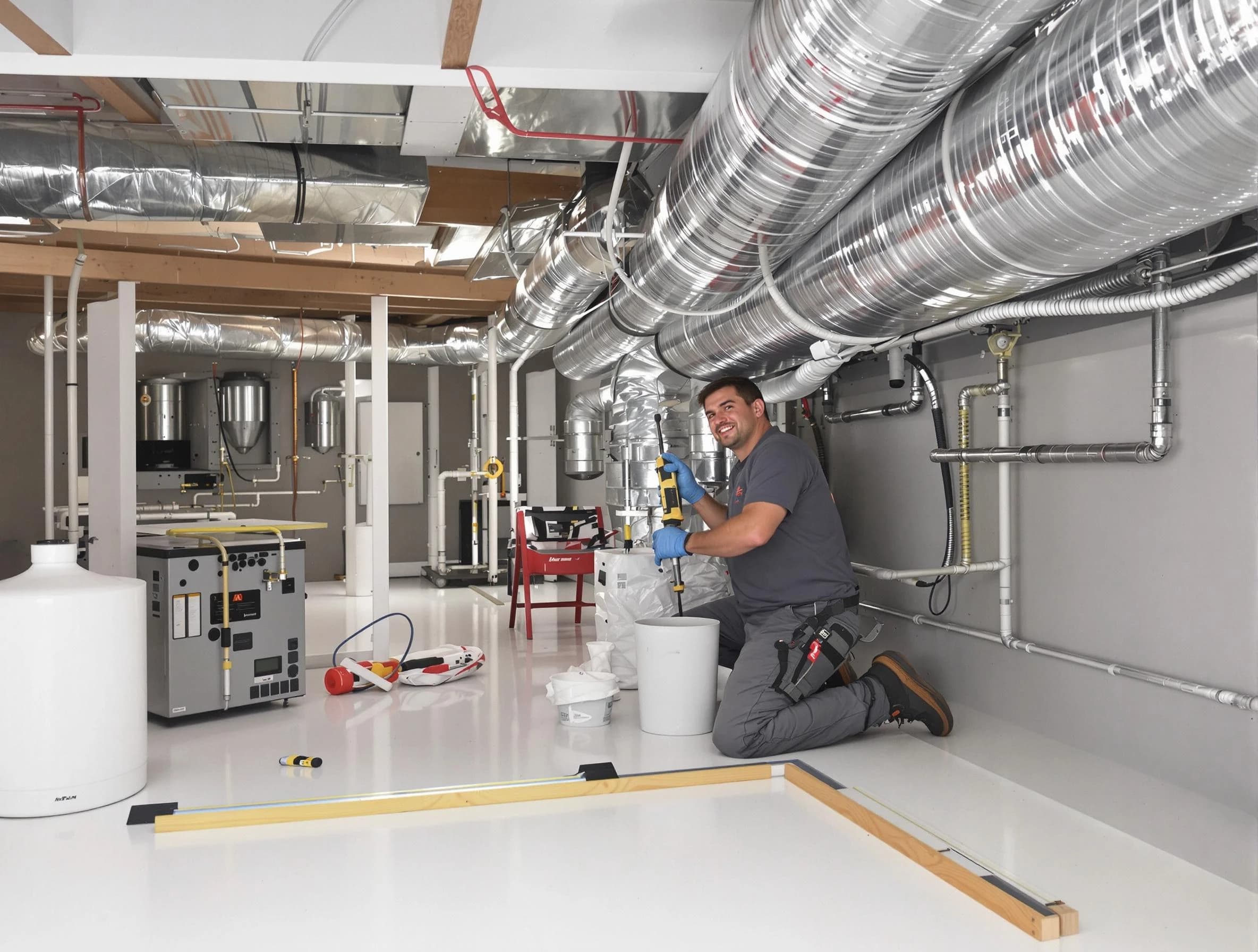 Professional duct sealing service by Bennett Air Duct Cleaning in Bennett