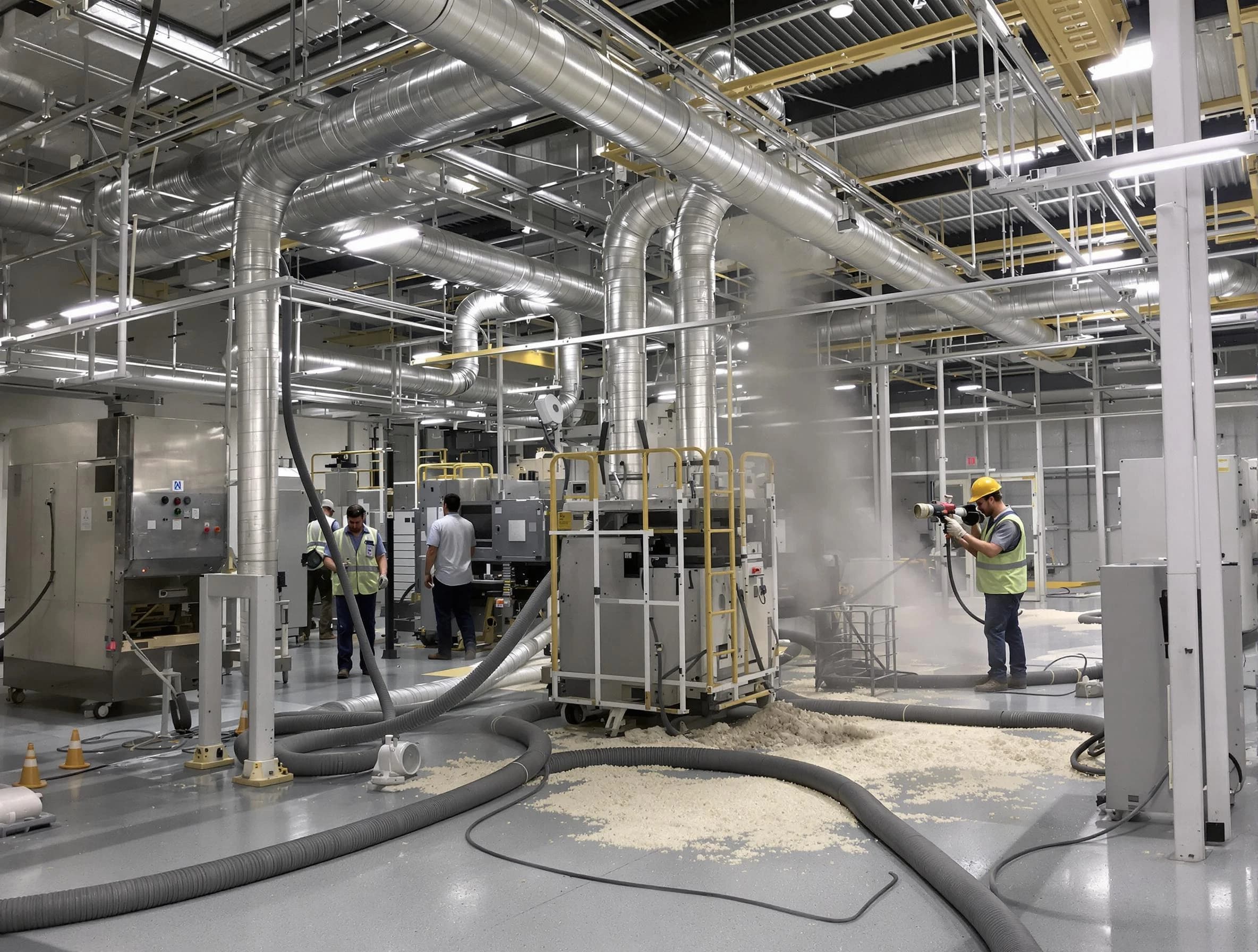 Heavy-duty industrial duct cleaning by Bennett Air Duct Cleaning in Bennett