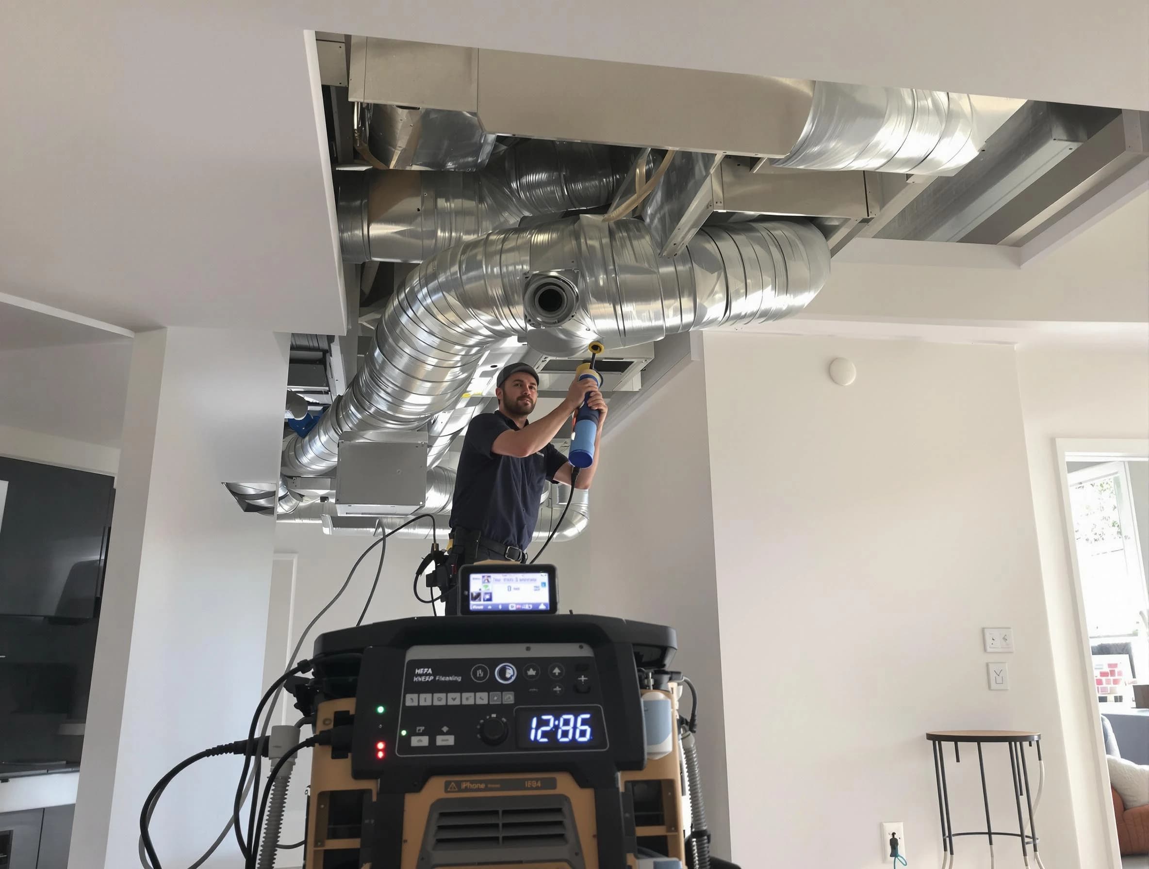 Advanced pure air duct cleaning by Bennett Air Duct Cleaning in Bennett