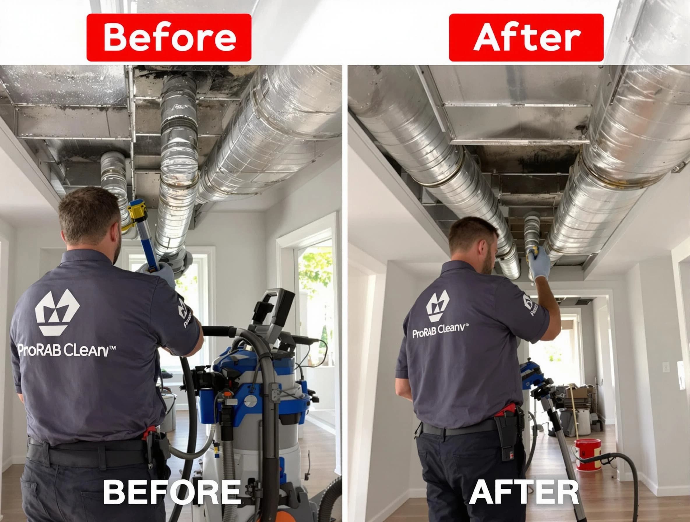 Bennett Air Duct Cleaning expert performing thorough residential duct cleaning in a Bennett home