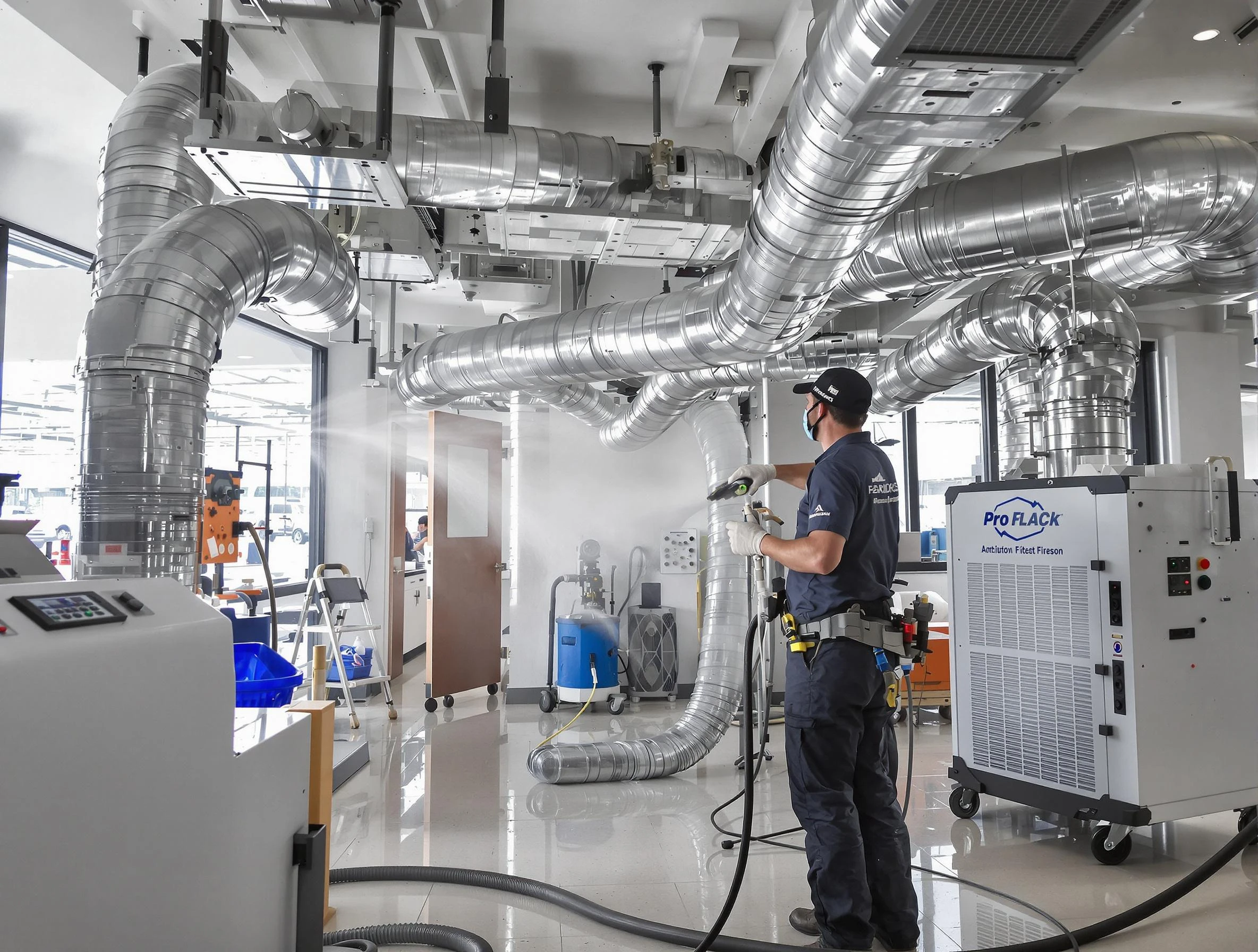 Negative Pressure Air Duct Cleaning in Bennett