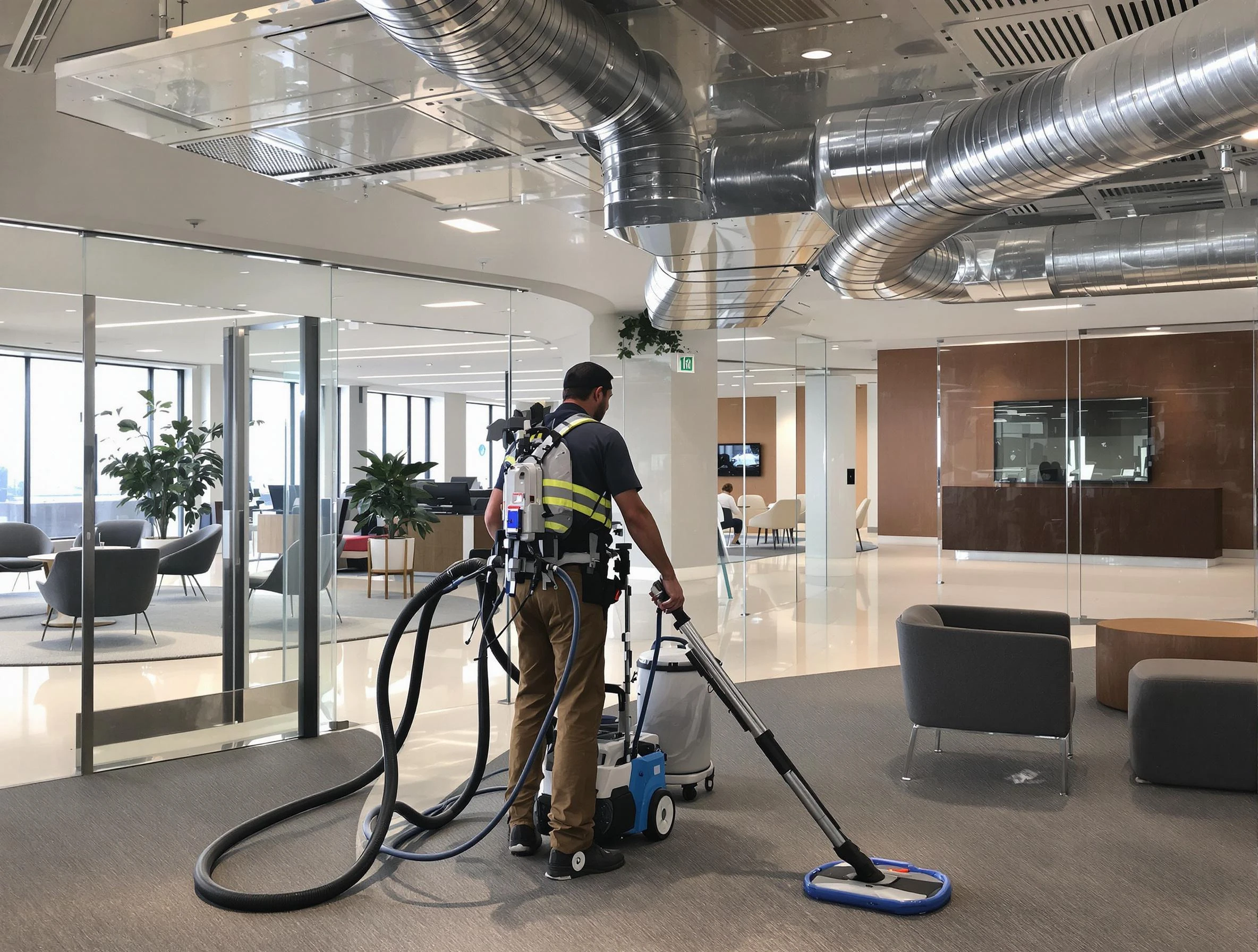 Commercial duct cleaning service by Bennett Air Duct Cleaning in Bennett