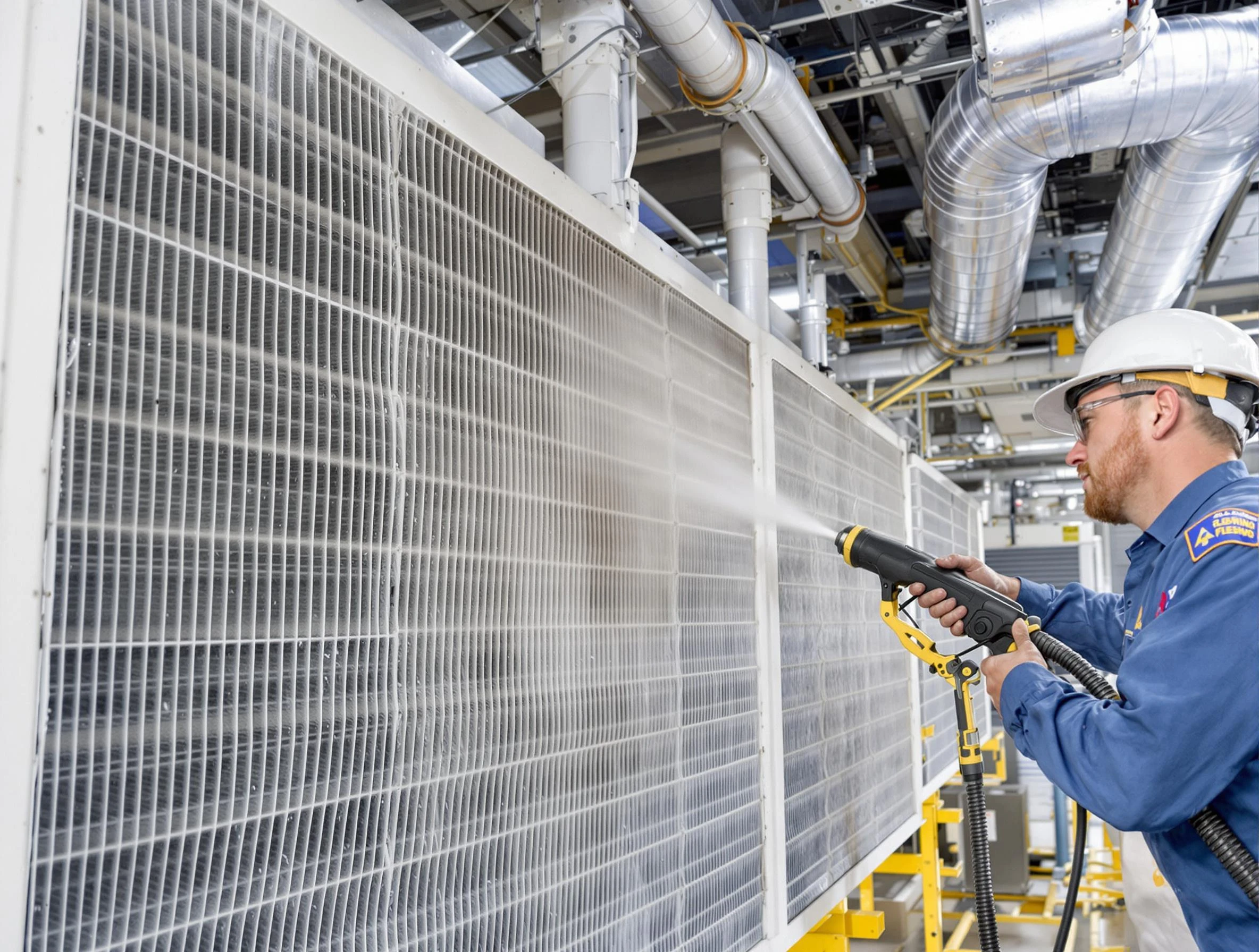 Professional commercial coil cleaning by Bennett Air Duct Cleaning in Bennett