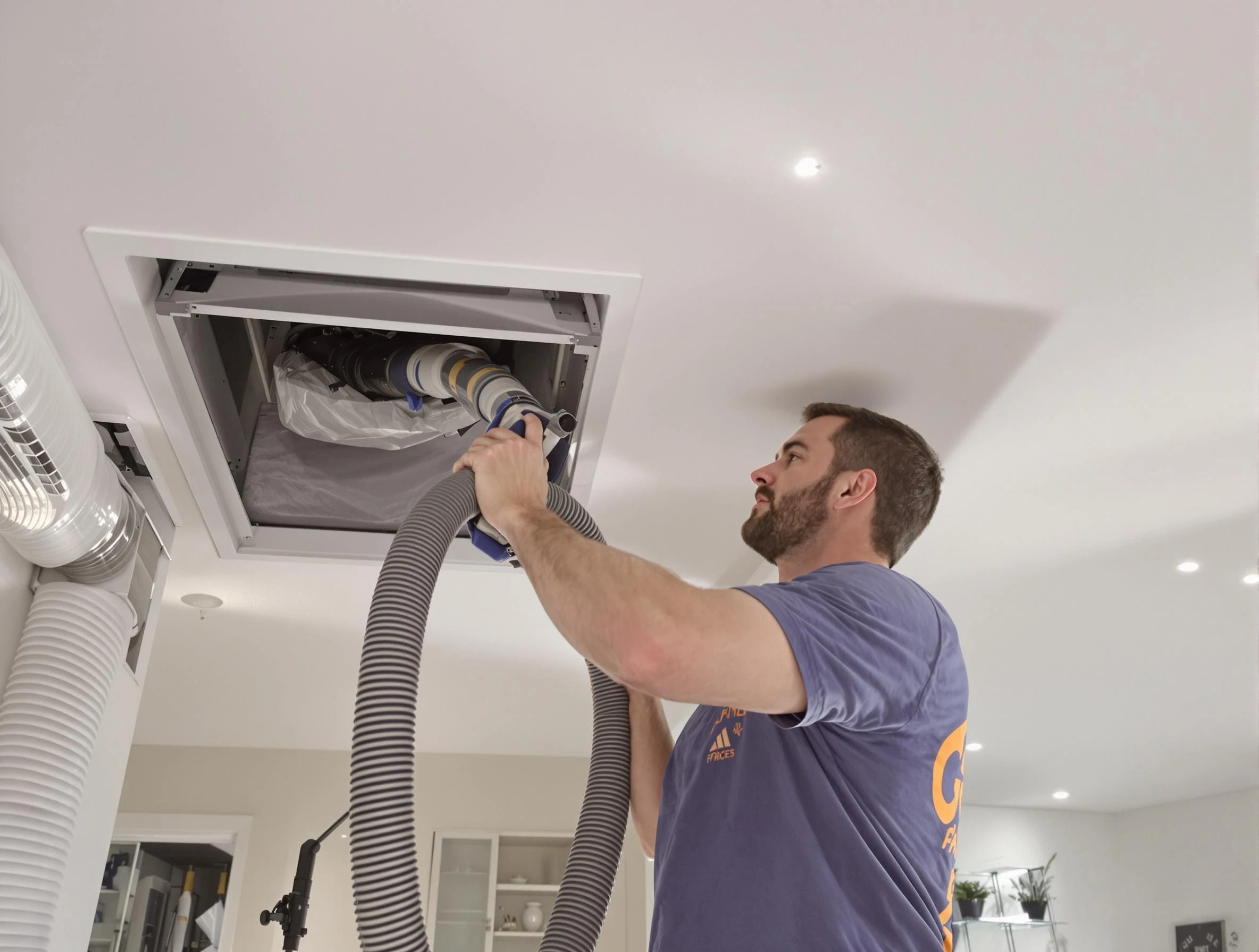 Precision indoor duct cleaning by Bennett Air Duct Cleaning in Bennett