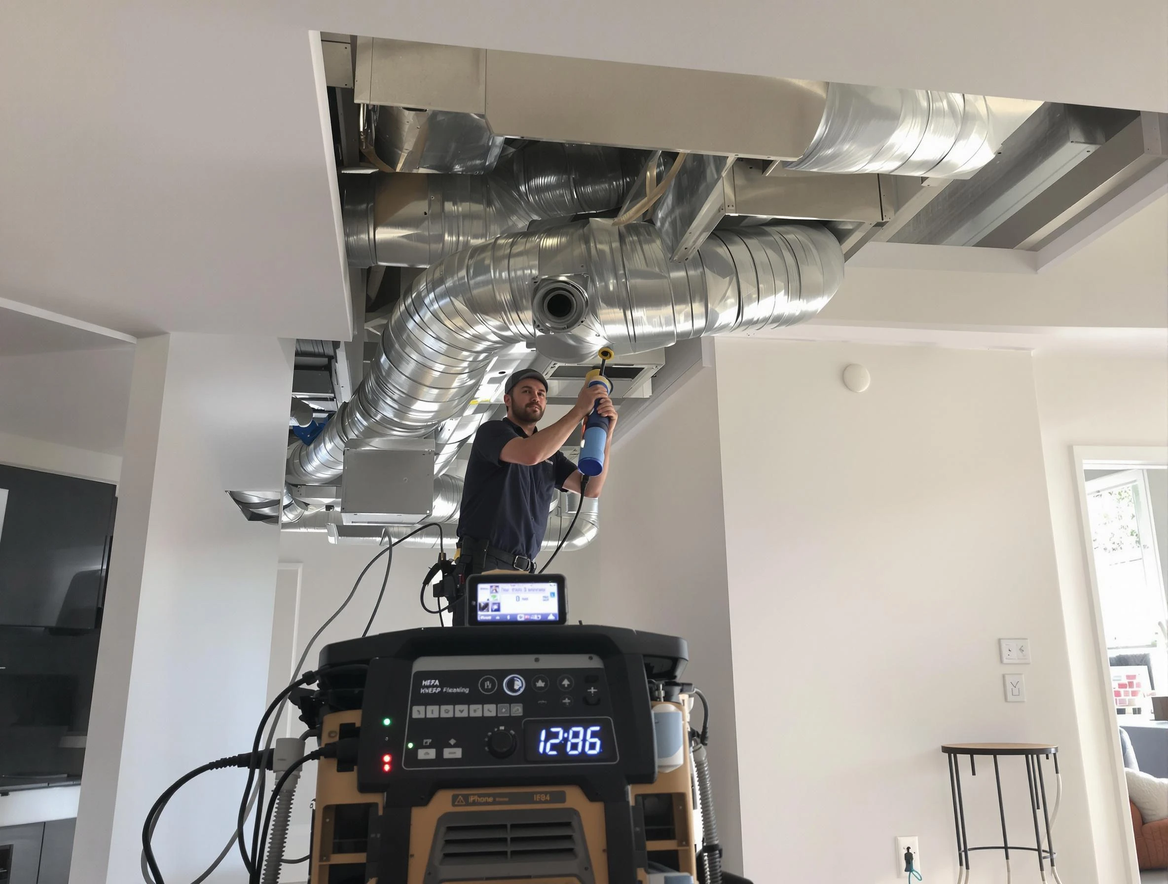 Advanced pure air duct cleaning by Bennett Air Duct Cleaning in Bennett